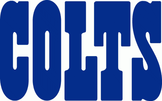 Indianapolis Colts 1984-2001 Wordmark Logo DIY iron on transfer (heat transfer)